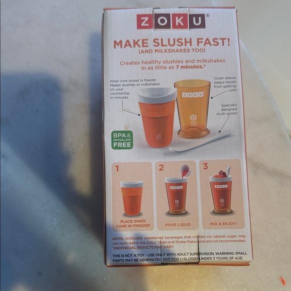 Zoku Orange Slush and Shake Maker - Picture 4 of 4